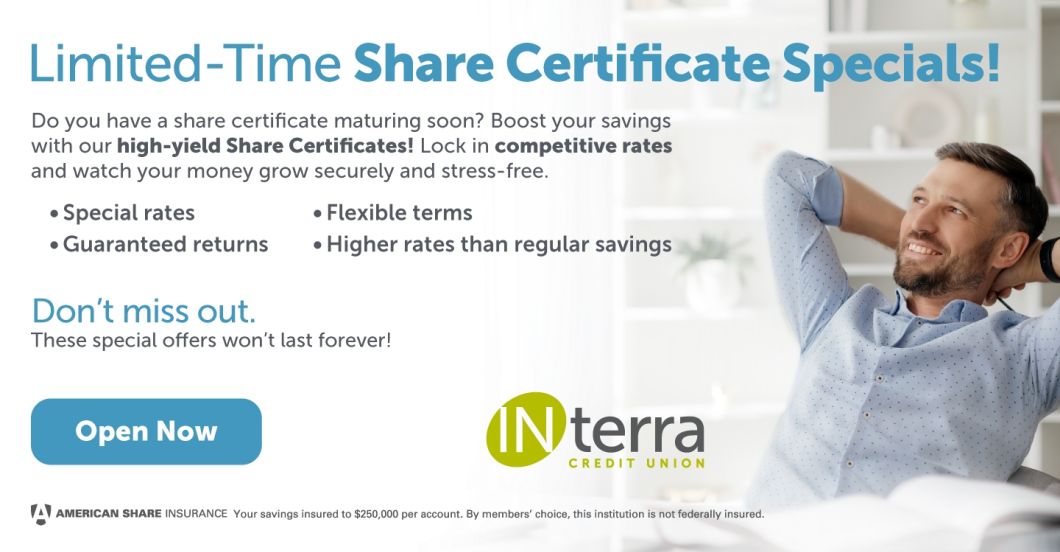 Share Certificate Special Ad 1440x750